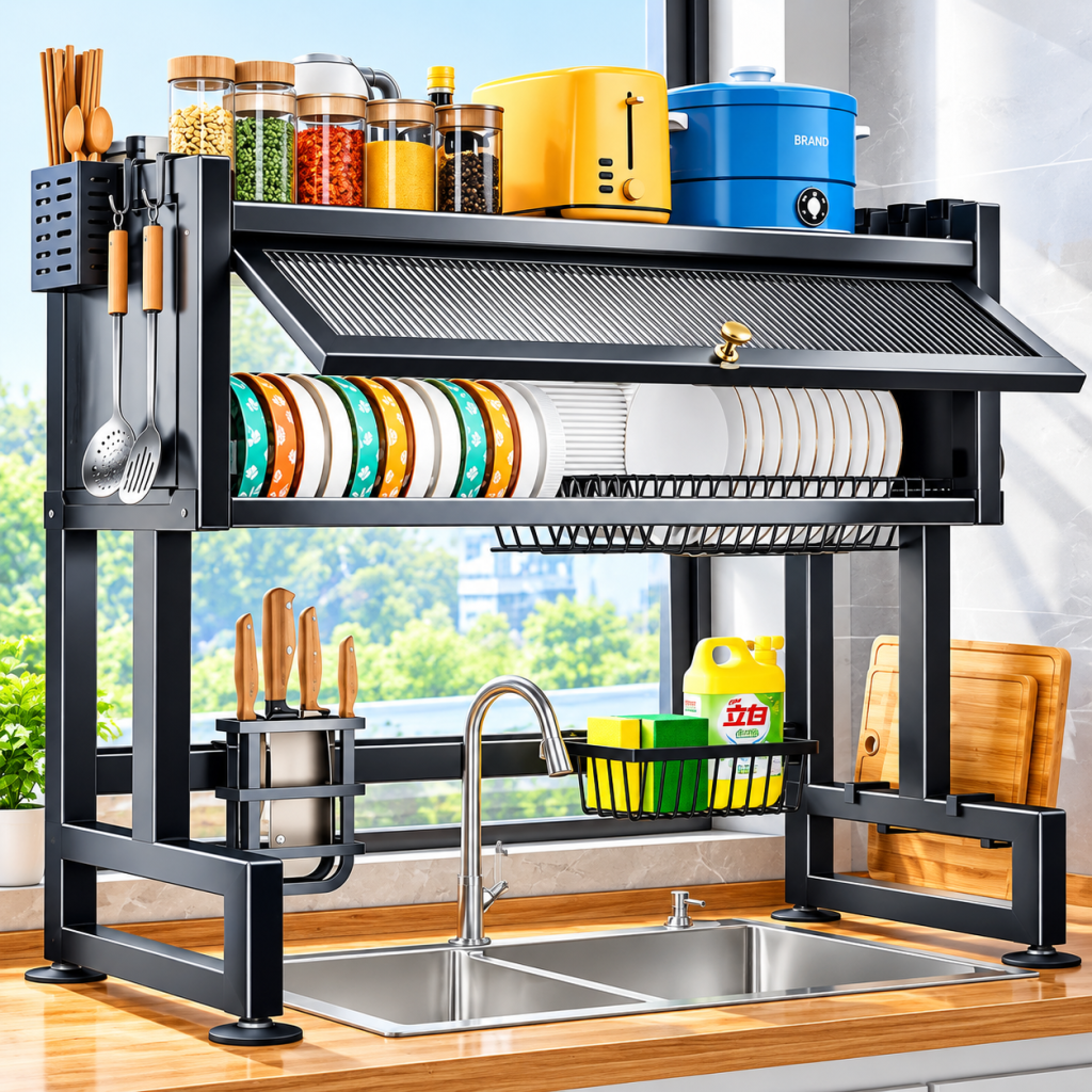 Sink Dish Drainer Drying Rack(Big Size)